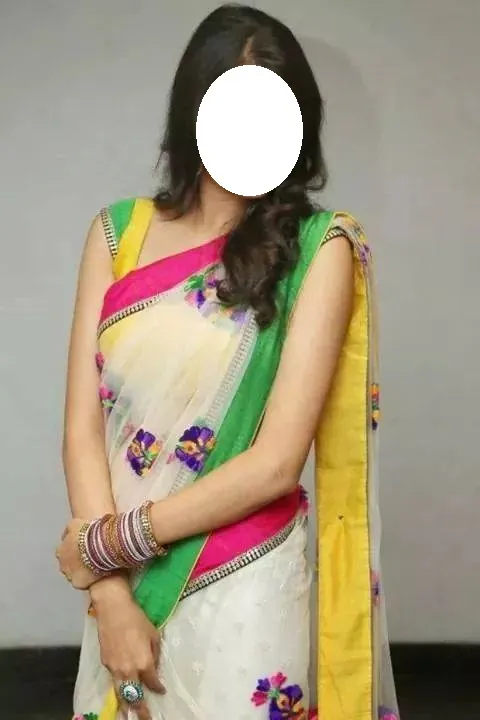 delhi girl-in-sari